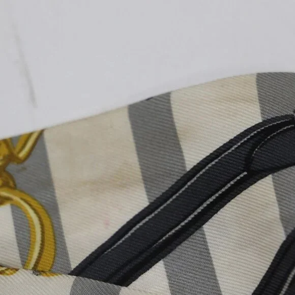 Hermes Brides de GALA Twilly Ceremonial White/Black/Grey